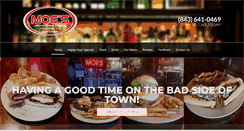 Desktop Screenshot of moescrosstowntavern.com