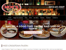 Tablet Screenshot of moescrosstowntavern.com